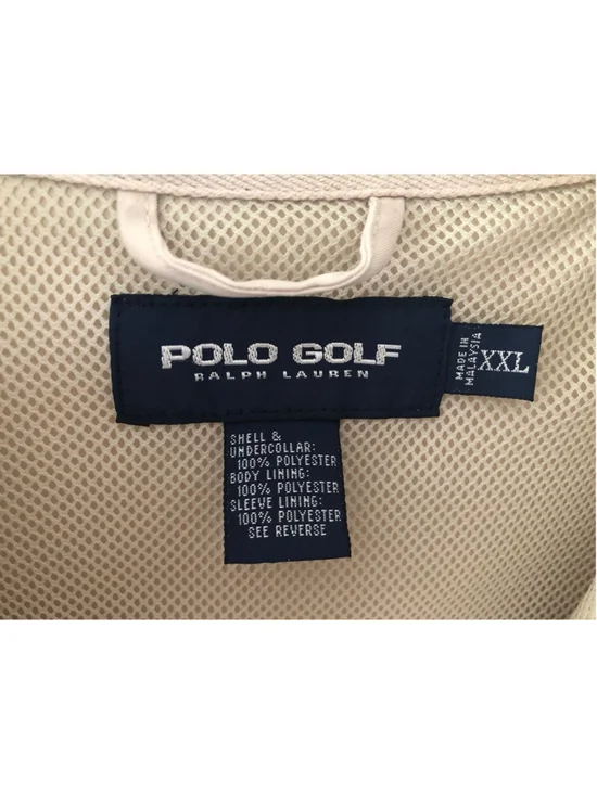 Vintage Ralph Lauren Polo Golf Pullover Jacket Classy Golf Crest Logo Size XXL - Picture 3 of 10